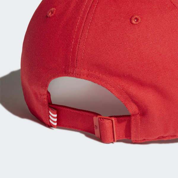 red adidas dad hat