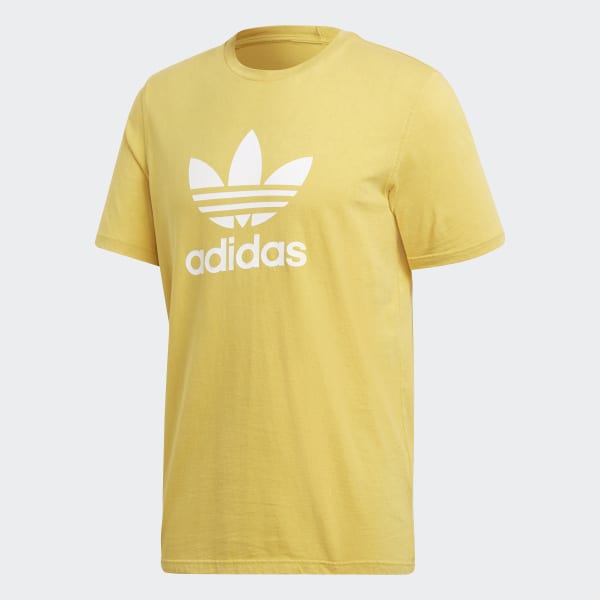 yellow adidas t shirt