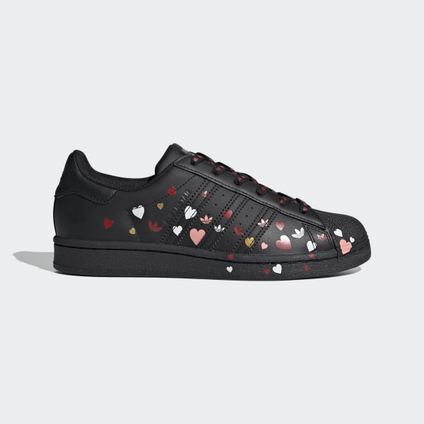 adidas superstar black pink