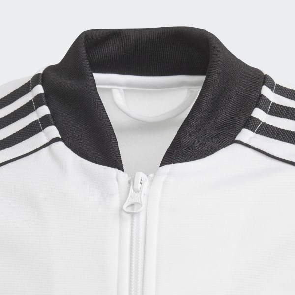 mens white adidas track jacket
