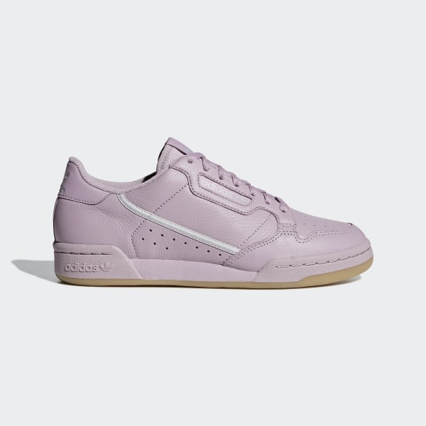 adidas originals mauve continental 80 trainers