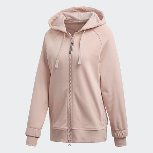 adidas chaqueta capucha rosa