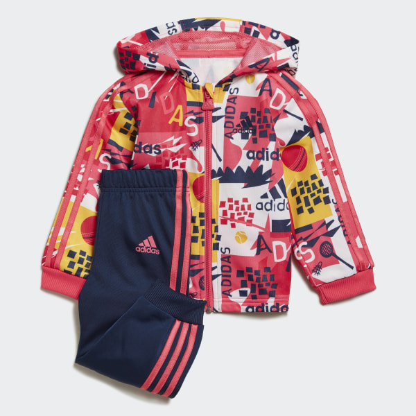 adidas Shiny Hooded Jogginganzug Rosa | adidas Deutschland adidas Shiny Hooded Jogginganzug Rosa | adidas Deutschland