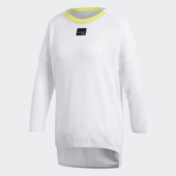 sweat blanc adidas