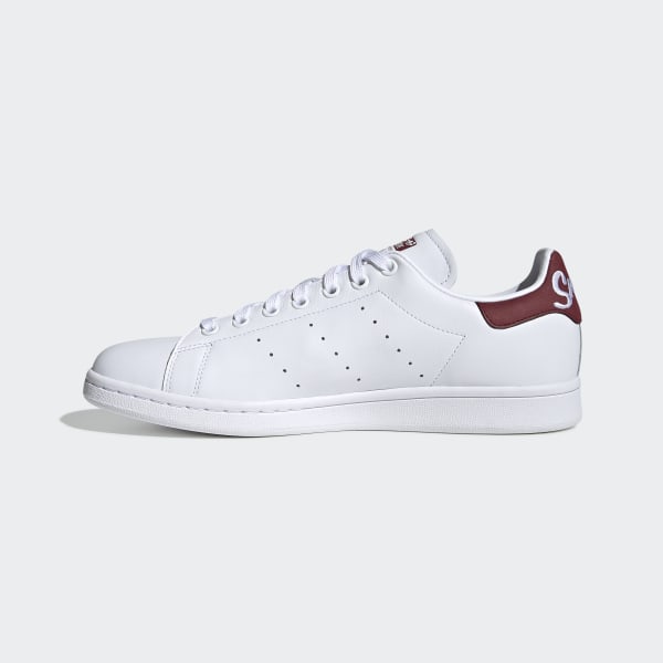 burgundy stan smith shoes