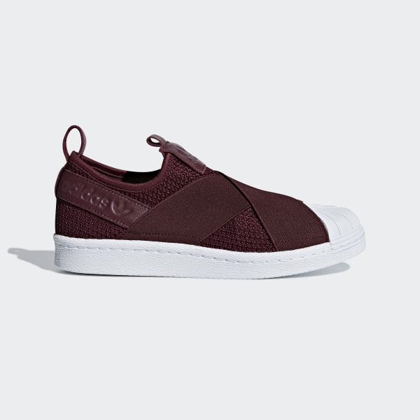 adidas original superstar slip on brun