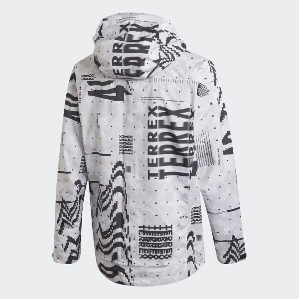 adidas regenjacke weiß