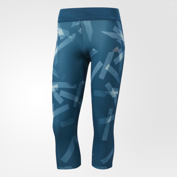adidas Response Three Quarter Leggings Blue | adidas UK adidas Response Three Quarter Leggings Blue | adidas UK