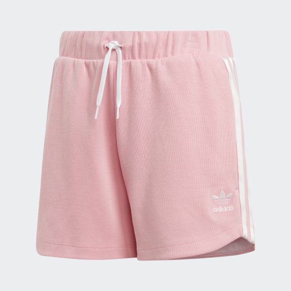 pink adidas shorts