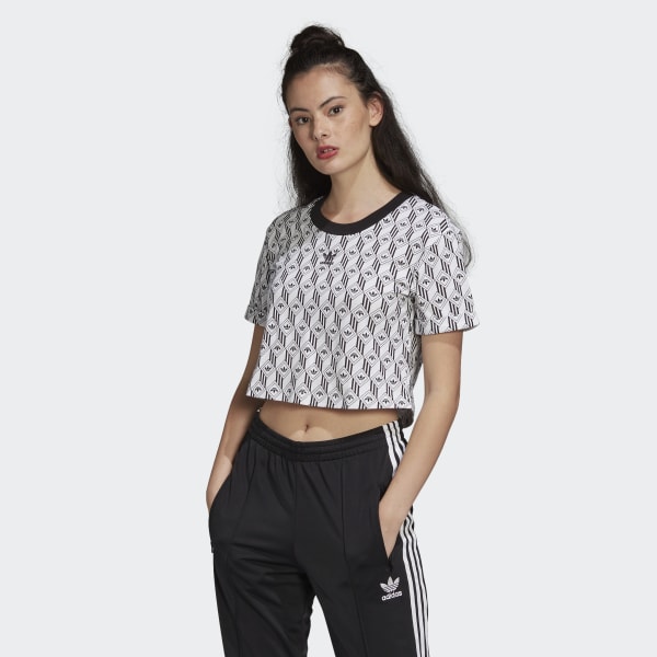 camiseta adidas cropped