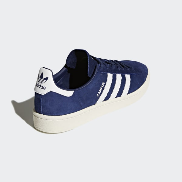 Adidas Campus black white blue Men's low top sneakers nubuck Adidas Campus black white blue Men's low top sneakers nubuck
