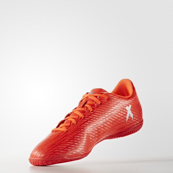 zapatos de futbol adidas naranjos