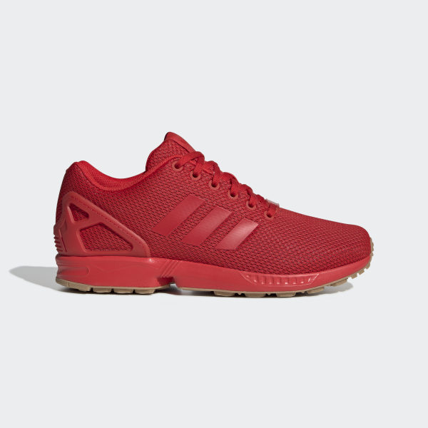 zx flux adidas all red