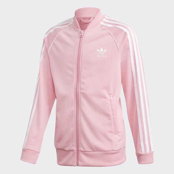 dusty pink adidas jacket