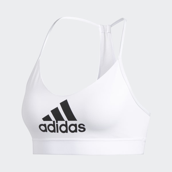 adidas sports bra white