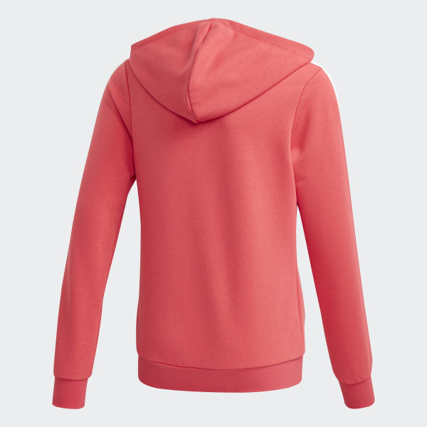 adidas Essentials 3 Streifen Kapuzenjacke Rosa | adidas adidas Performance Sweatjacke »Essentials 3 Streifen