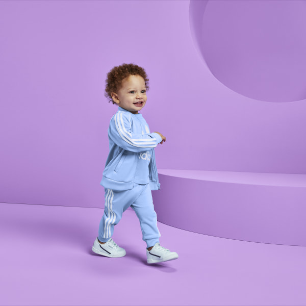 baby boy light blue adidas tracksuit