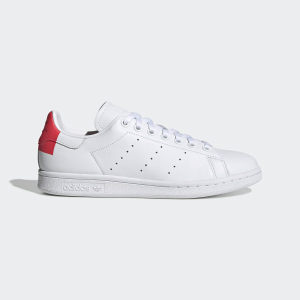 red and white stan smiths