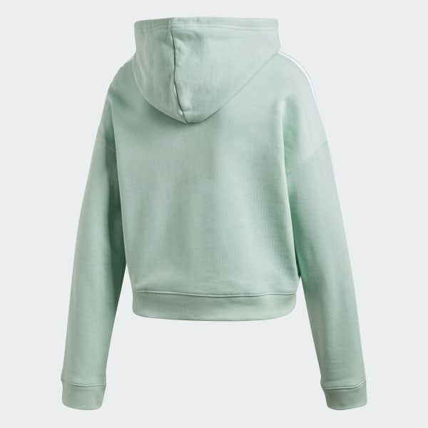 Sweat-shirt à capuche Cropped - Vert adidas | adidas France Sweat-shirt à capuche Cropped - Vert adidas | adidas France