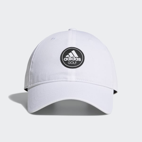 white adidas golf hat