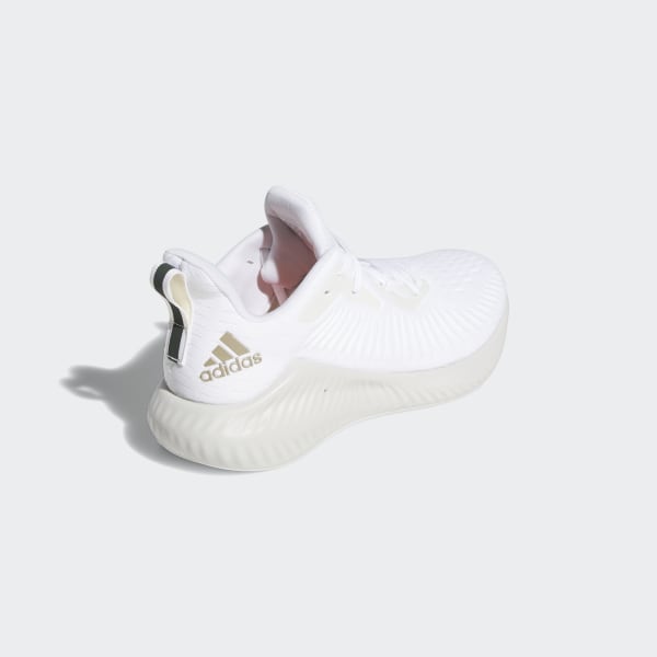 Giày Alphabounce+ Cloud White / Cyber Metallic / Ecru Tint G28585