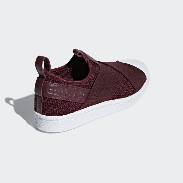 adidas superstar slip on red night