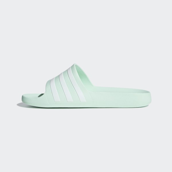 adidas slides mint green
