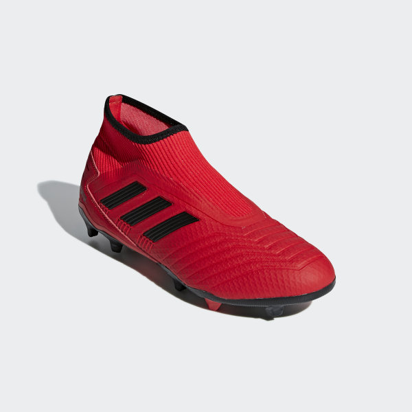 Adidas Predator 19 3 Laceless Firm Ground Cleats Red Adidas Us
