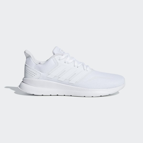 adidas falcon running shoes white
