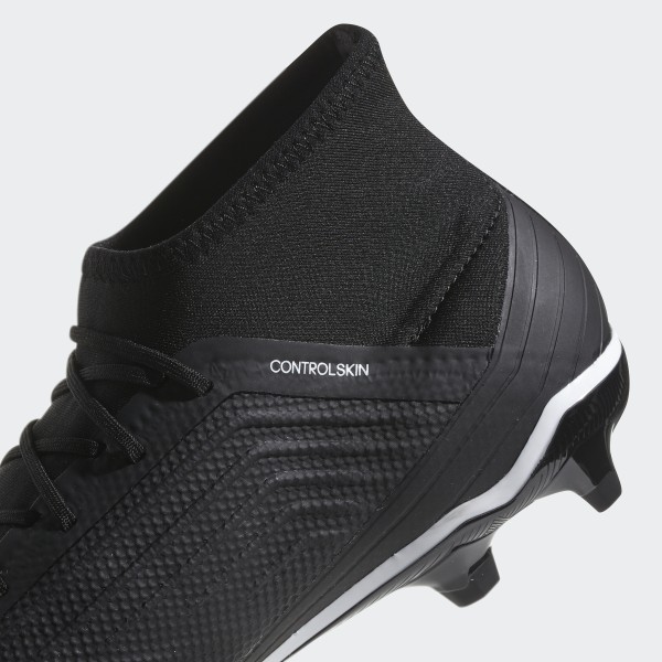 adidas Predator 18.2 FG Schwarz Schwarz Weiß adidas Predator 18.2 FG Schwarz Schwarz Weiß