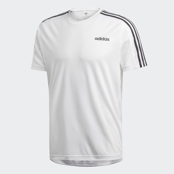 adidas Design 2 Move 3 Streifen T Shirt Weiß | adidas Deutschland adidas Design 2 Move 3 Streifen T Shirt Weiß | adidas Deutschland