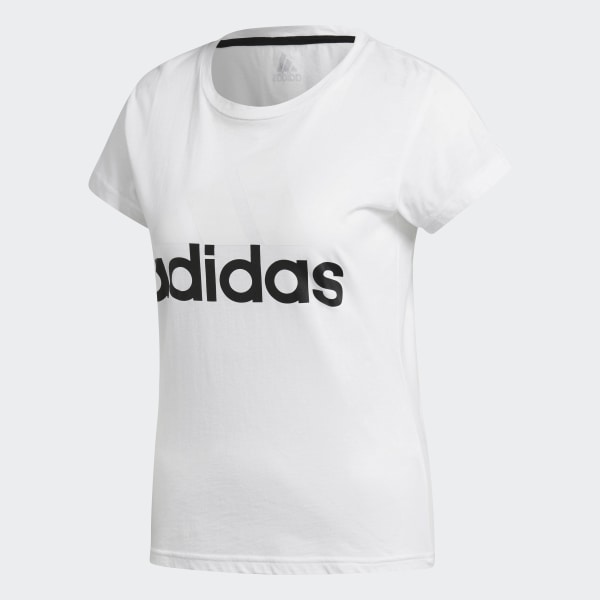 adidas Essentials Linear T skjorte Hvit | adidas Norway adidas Essential Linear T shirt, t skjorte dame Hvit