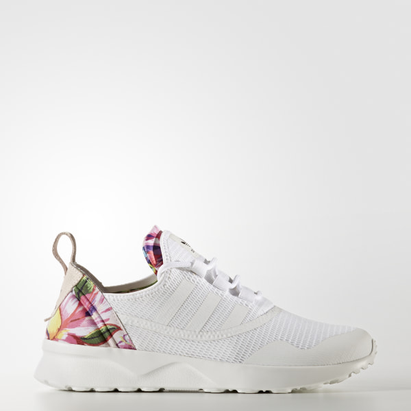 zapatillas adidas zx flux blancas