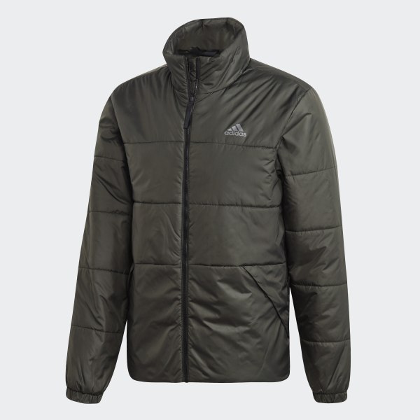 adidas BSC 3 Stripes Insulated Winter Jacket Green | adidas adidas BSC 3 Stripes Insulated Winter Jacket Green | adidas