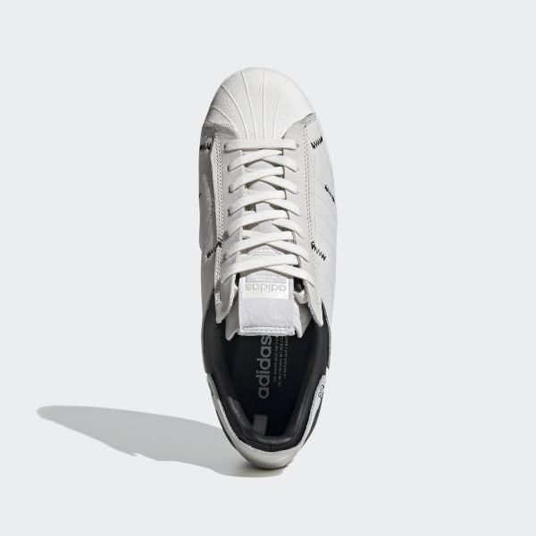 adidas black and white superstar