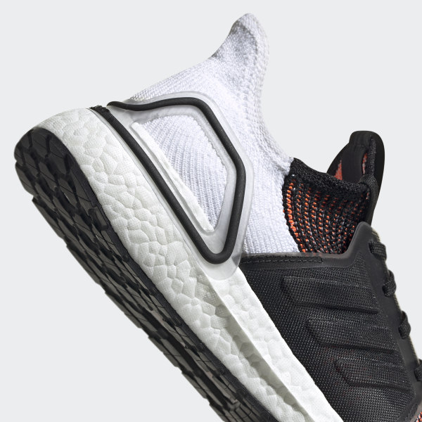 Giày UltraBoost 19 Core Black / Cloud White / Solar Orange G27519