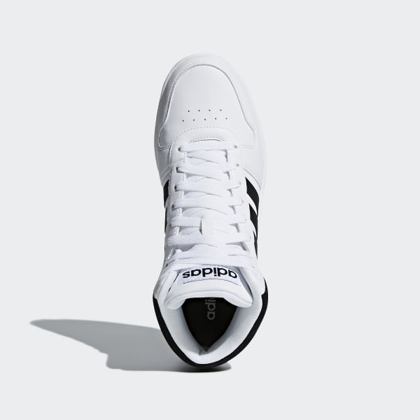 adidas hoops 2.0 mid bianche