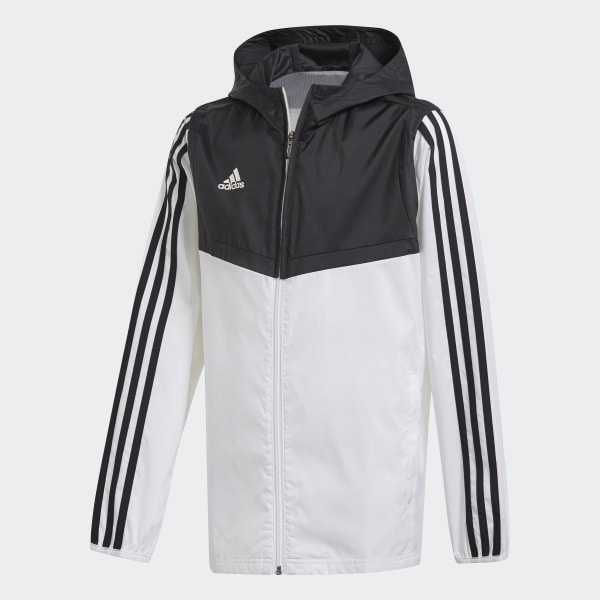 black and white addidas jacket