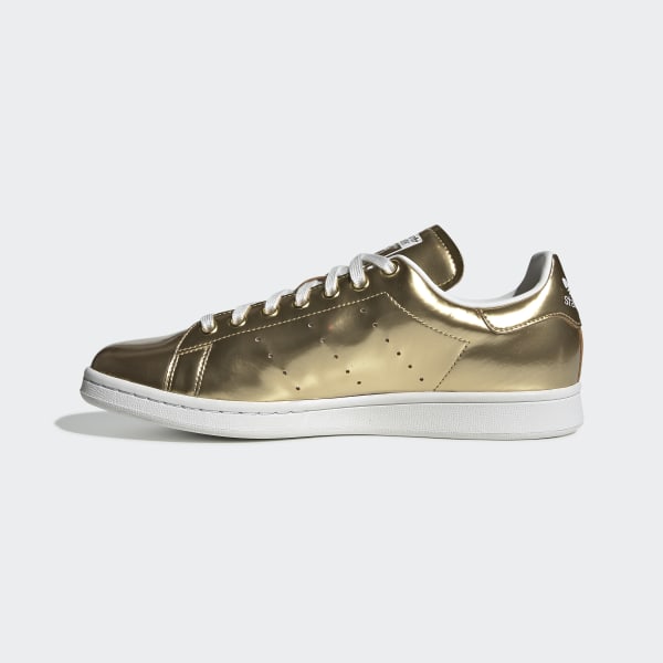 stan smith gold metallic
