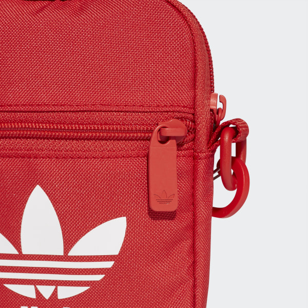 Adidas Originals Trefoil Festival Bag In Red