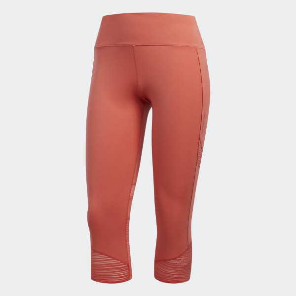 orange adidas leggings