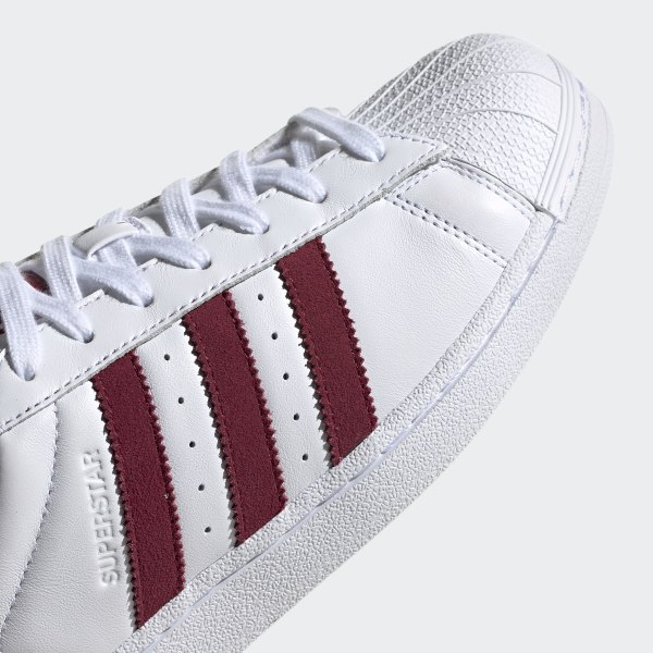 superstar 80s metal toe heren rood