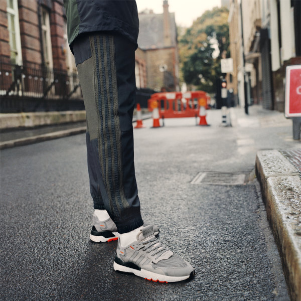 adidas nite jogger gris orange