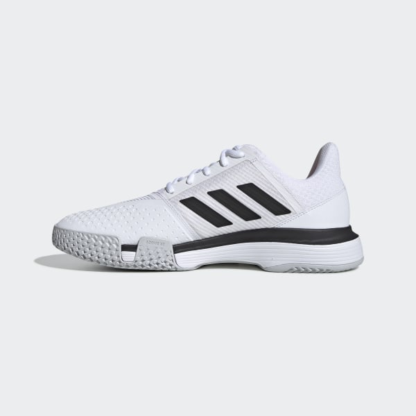 adidas courtjam bounce white women's shoes
