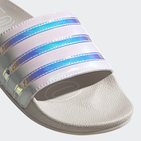 adidas iridescent slides