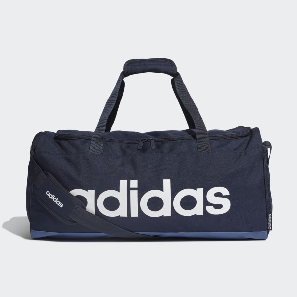 Adidas Linear Duffel Bag Blue Adidas Malaysia