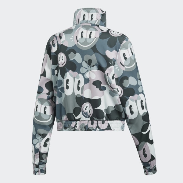 {keywor d} adidas rose print track top