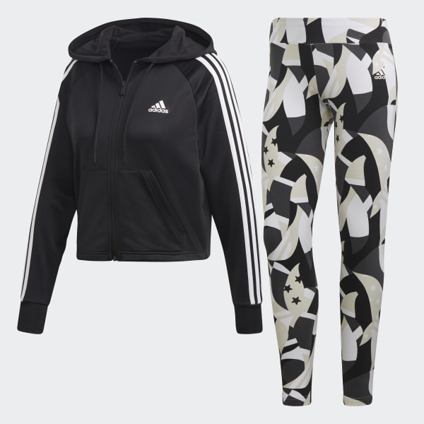 Adidas Hoodie And Tights Trainingsanzug Mehrfarbig Adidas Deutschland
