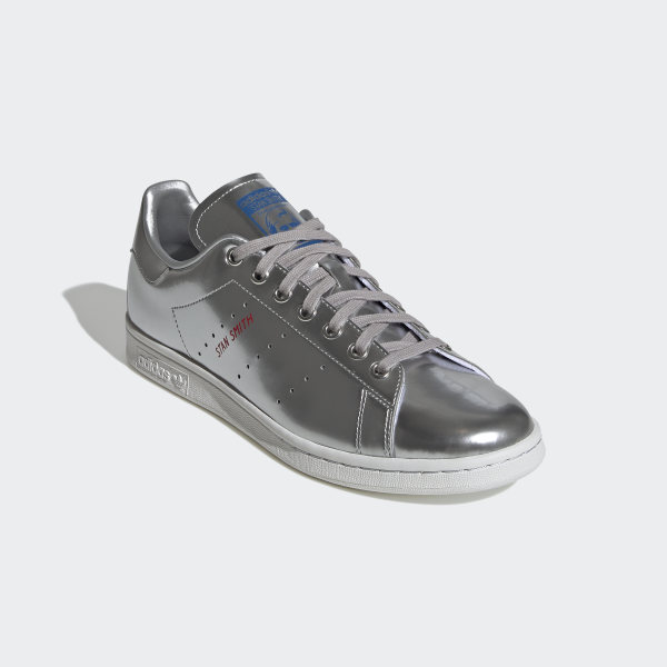 stan smith shoes silver