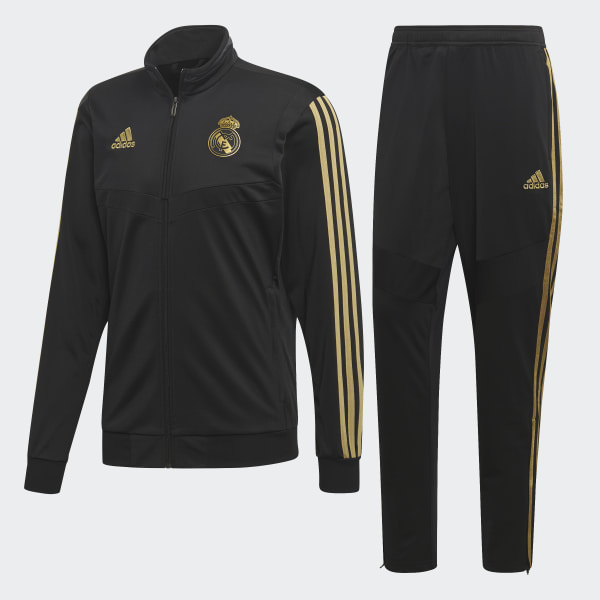 pants adidas negro con dorado